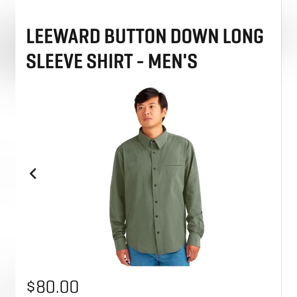 🔥NWT DAKINE LEEWARD BUTTON DOWN LONG SLEEVE SHIRT - MEN'S SMALL🔥